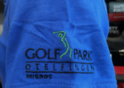 Arm Stickerei Poloshirt Golfpark