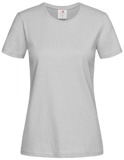 Classic-T Fitted Women Soft Grey