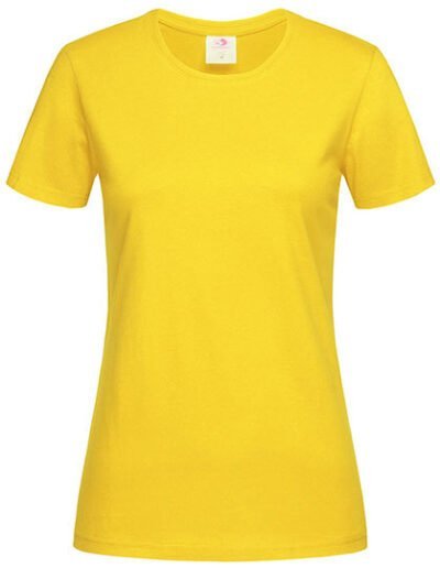 Classic-T Fitted Women Sunflower Yellow