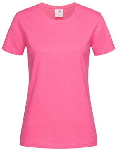 Classic-T Fitted Women Sweet Pink