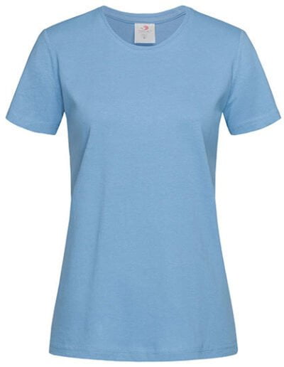 Classic-T Fitted Women light Blue