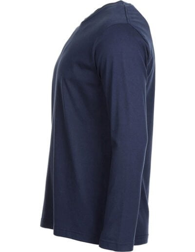 Comfort-T 185 Langarm Shirt Navy Blau links