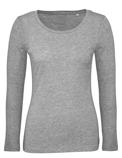 Inspire Long Sleeve T Women Sports Grey Heather