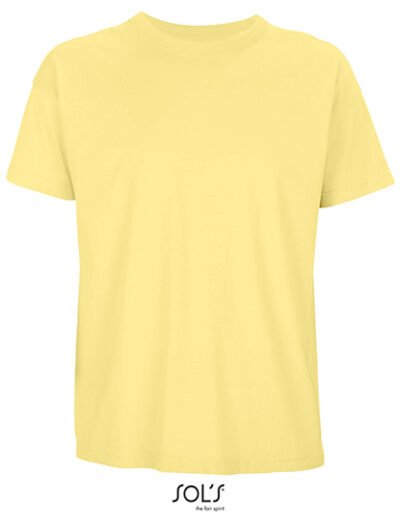 Men´s Boxy Oversized T-Shirt Light Yellow