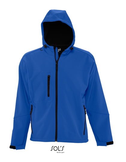 Men´s Hooded Softshell Jacket Replay Royal Blue