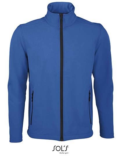 Men´s Softshell Zip Jacket Race Royal Blue