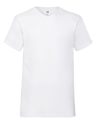 Valueweight V-Neck T Weiss