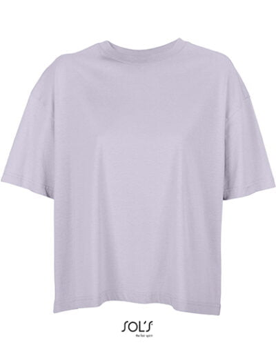 Women´s Boxy Oversized T-Shirt Lilac