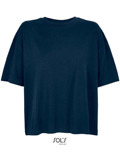Women´s Boxy Oversized T-Shirt Nav