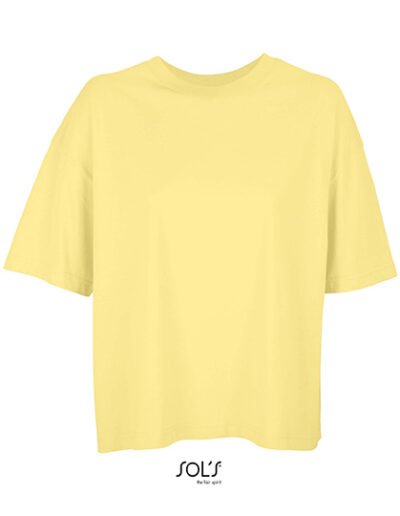 Women´s Boxy Oversized T-Shirt Yellow