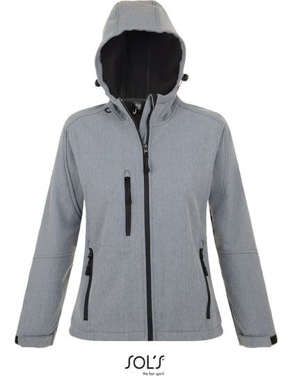Women´s Hooded Softshell Jacket Replay vorn