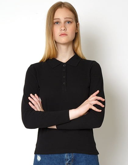 Women´s Polo Long Sleeve vorn