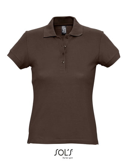 Women´s Polo Passion vorn Chocolate
