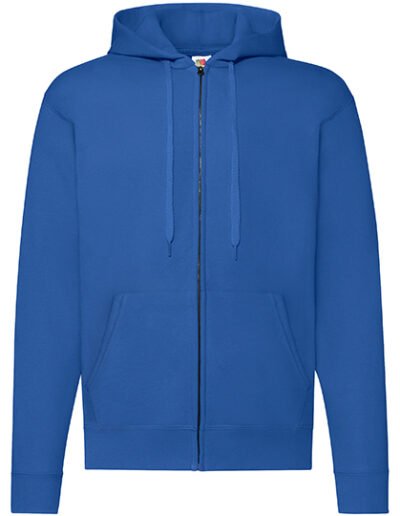 Classic Hooded Sweat Jacket Royal Blau