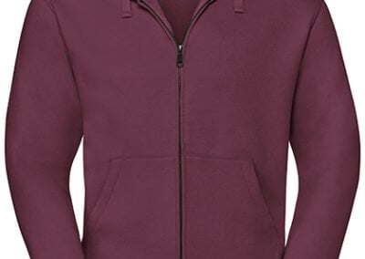 Men´s Authentic Zipped Hood Jacket Burgundy