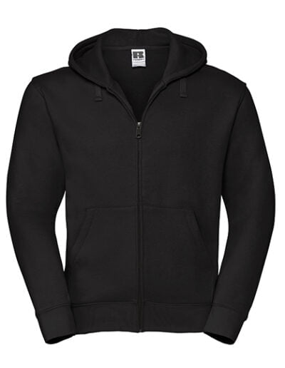 Men´s Authentic Zipped Hood Jacket Schwarz