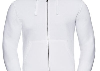 Men´s Authentic Zipped Hood Jacket Weiss