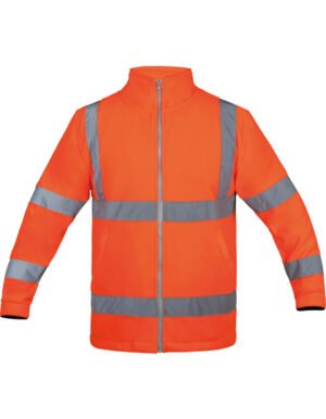 Hi-Vis Safety Fleece-Jacket Bergen vorn