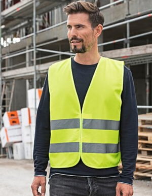 Printable Hi-Vis Safety Vest Karlsruhe ist die perfekte Wahl für Unternehmen und Arbeiter, die nach hochwertiger und anpassbarer Arbeitskleidung suchen.
