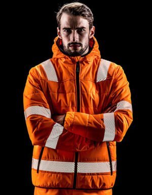 Recycled Ripstop Padded Safety Jacke ist die ideale Wahl für Arbeiter, die nach einer langlebigen und nachhaltigen Arbeitsjacke suchen