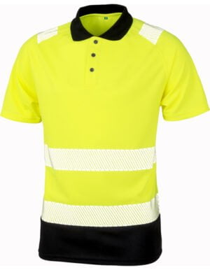 Recycled Safety Polo Shirt vorn