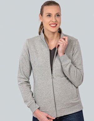 Women's Premium Full-Zip Sweat Jacket ist die perfekte Wahl für Frauen, die nach einer hochwertigen und langlebigen Arbeitskleidung suchen.