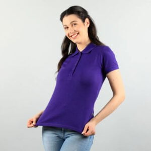 Damen Polo Bio Fairtrade Stacy mit der Veredelung des Shirts durch Stickerei, Digitaldruck oder Siebdruck bei Werbemittel Oerlikon.