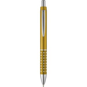 Bling Kugelschreiber mit Aluminiumgriff in verschiedenen Farben und mit einem mehrfarbigen Druck bei Werbemittel Oerlikon ab 100 Stück erhältlich.