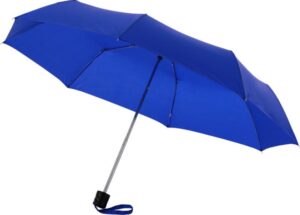 Kompaktregenschirm mit mehrfarbigem Druck. Klein und kompakt, schützt aber hervorragend vor Regen. Bei Werbemittel Oerlikon ab 50 Stück bedruckt erhältlich.