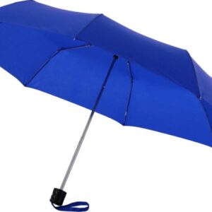 Kompaktregenschirm mit mehrfarbigem Druck. Klein und kompakt, schützt aber hervorragend vor Regen. Bei Werbemittel Oerlikon ab 50 Stück bedruckt erhältlich.