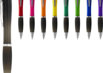 Kugelschreiber farbig mit schwarzem Griff verschiedene Farben
