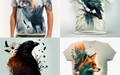 T-Shirts wie Sweater für den Textildruck