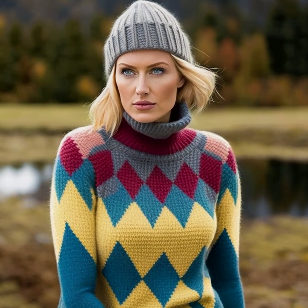 Auffällig natürliches Sweater Design</p>
<p>