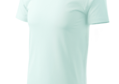 Basic T-Shirt Pastel Blau
