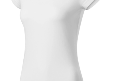 Damen FIT V-NECK T-Shirt Weiss