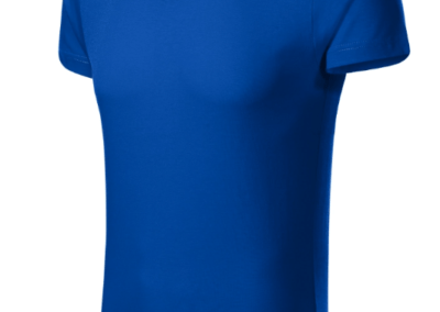 Herren FIT V-NECK T-Shirt Royal Blau