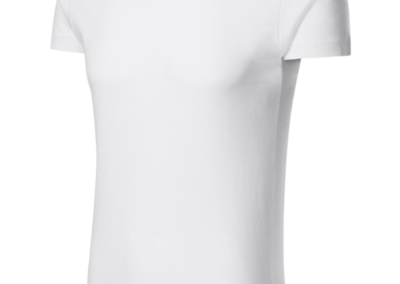 Herren FIT V-NECK T-Shirt Weiss