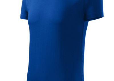 Luxury T-Shirt Tailliert Royal Blau