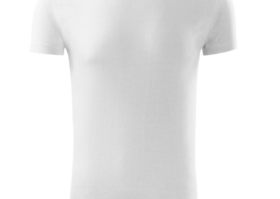 Luxury T-Shirt Tailliert Weiss