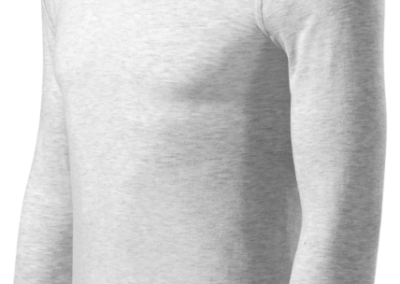 PROGRESS Langarm T-Shirt Light Grey