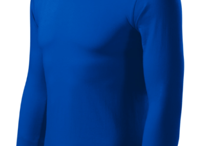 PROGRESS Langarm T-Shirt Royal Blau