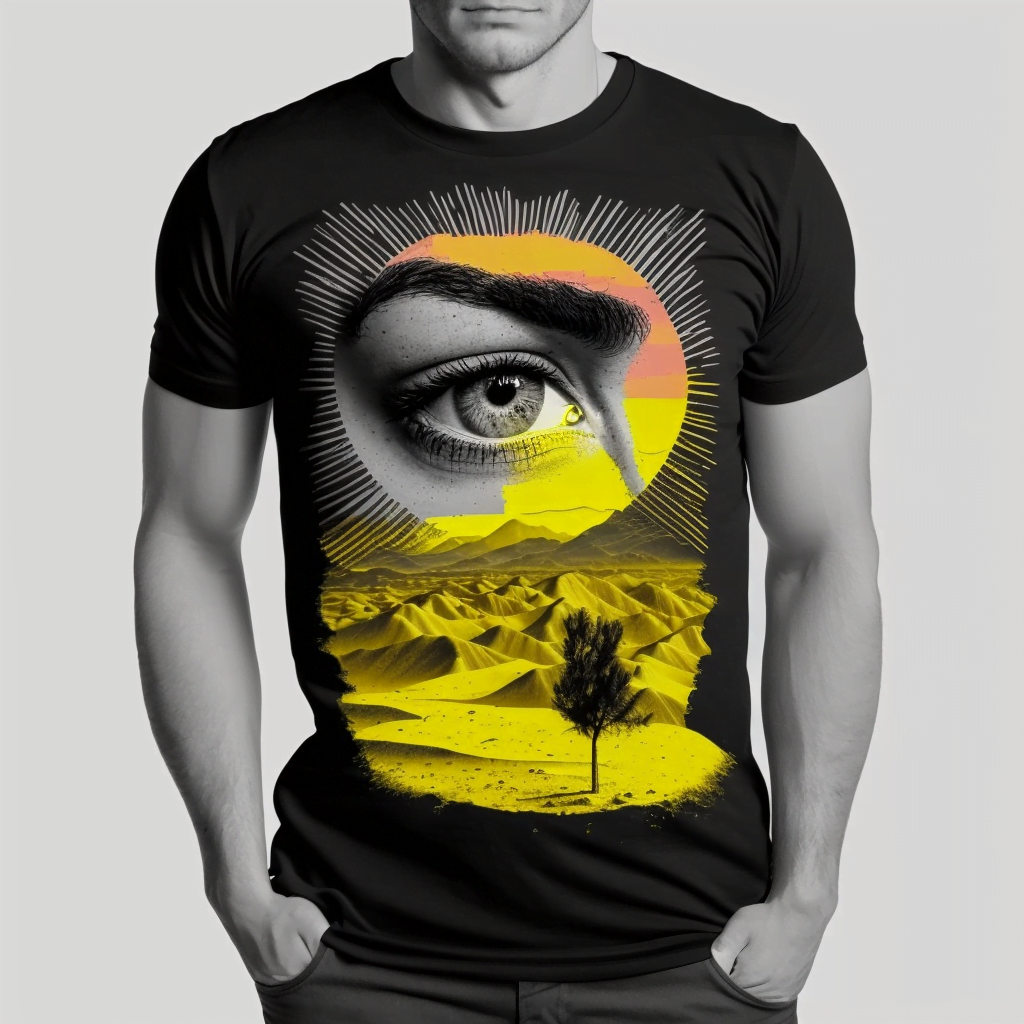 T-Shirt bedrucken mit genauem Auge