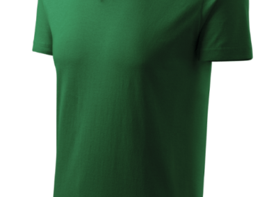 V-Neck - Luxury T-Shirt Bottle Green