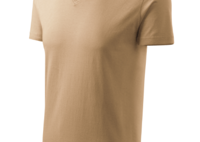 V-Neck - Luxury T-Shirt Braun