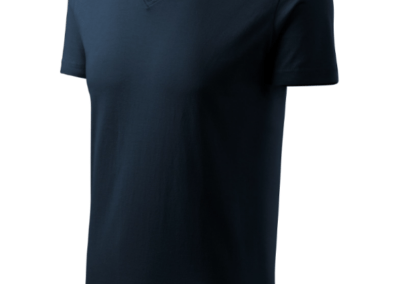 V-Neck - Luxury T-Shirt Navy