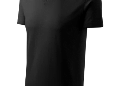 V-Neck - Luxury T-Shirt Schwarz