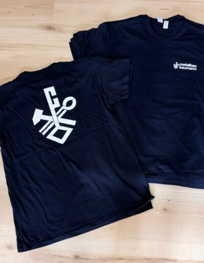 Siebdruck auch im Herbst auf T-Shirts