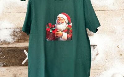 Bedruckte Weihnachts-T-Shirts auch individuell möglich