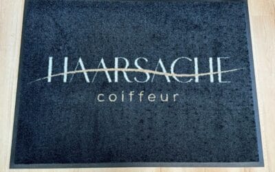 Ein Teppich bedruckt als Visitenkarte für Ihre Firma