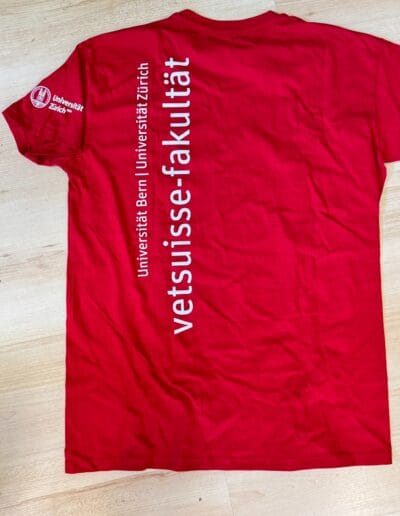 Siebdruck auf T-Shirts in grösserer Menge